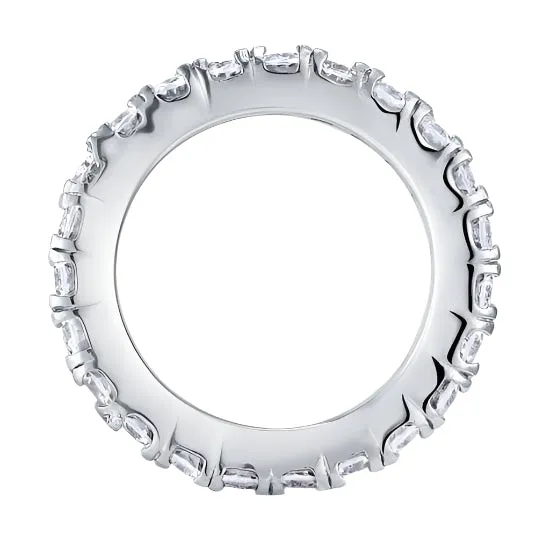 Oval Cut Eternity Diamond Band