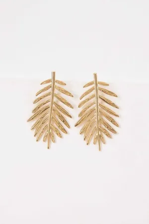 Palm Statement Earrings
