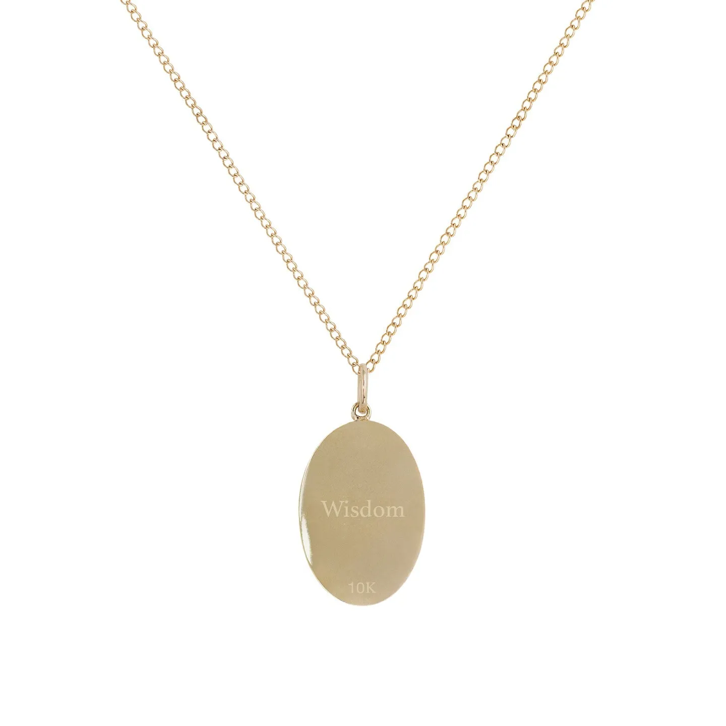 Peacock Token Necklace