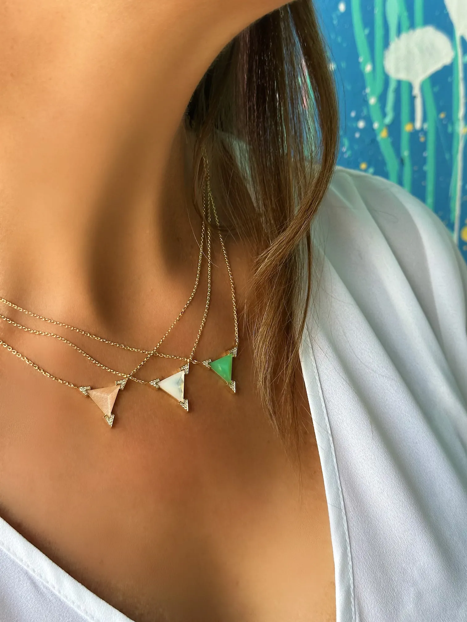Peak Mother of Pearl Necklace