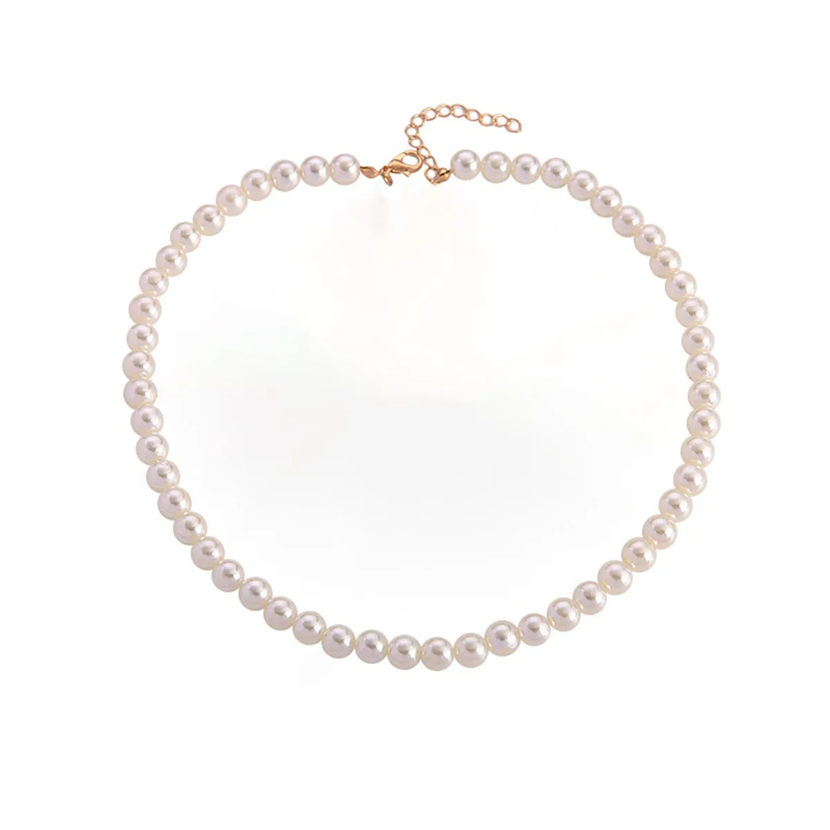 Pearl & 18K Gold-Plated 8MM Choker Necklace