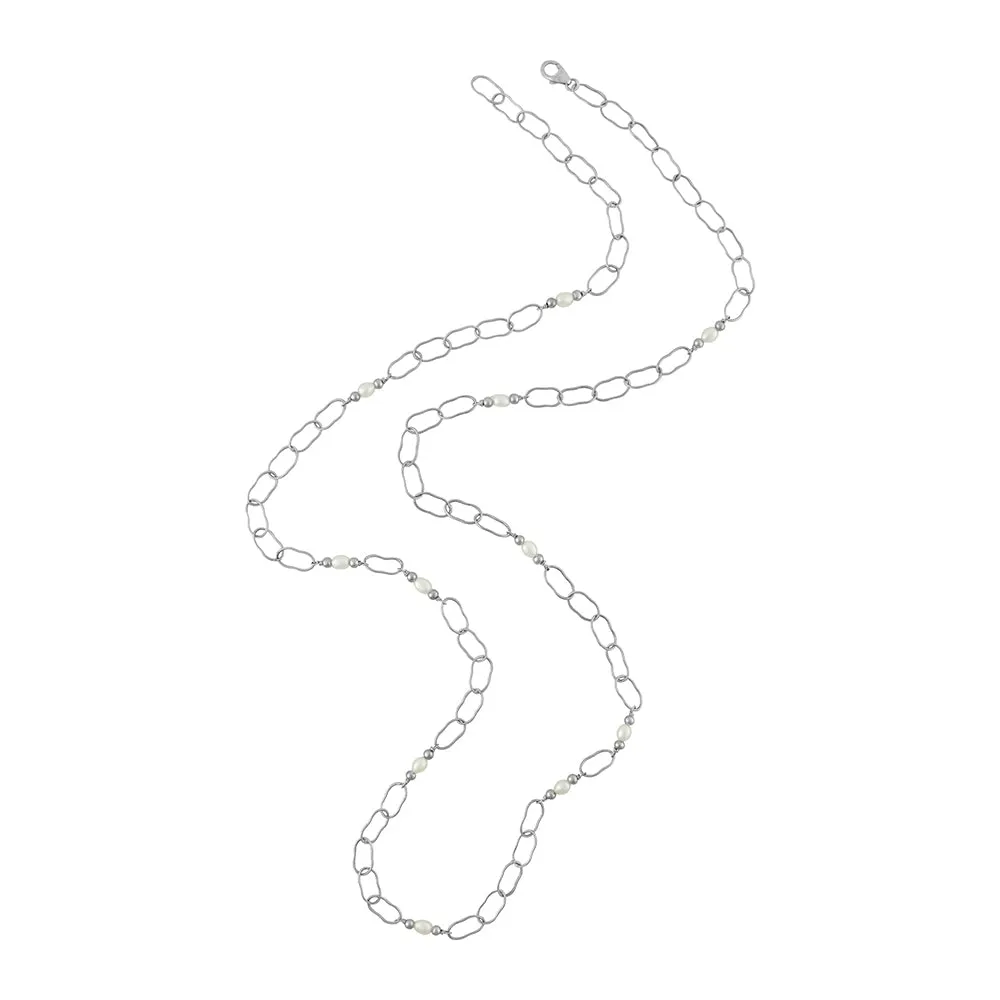 Pearl Bonfire Strand Necklace