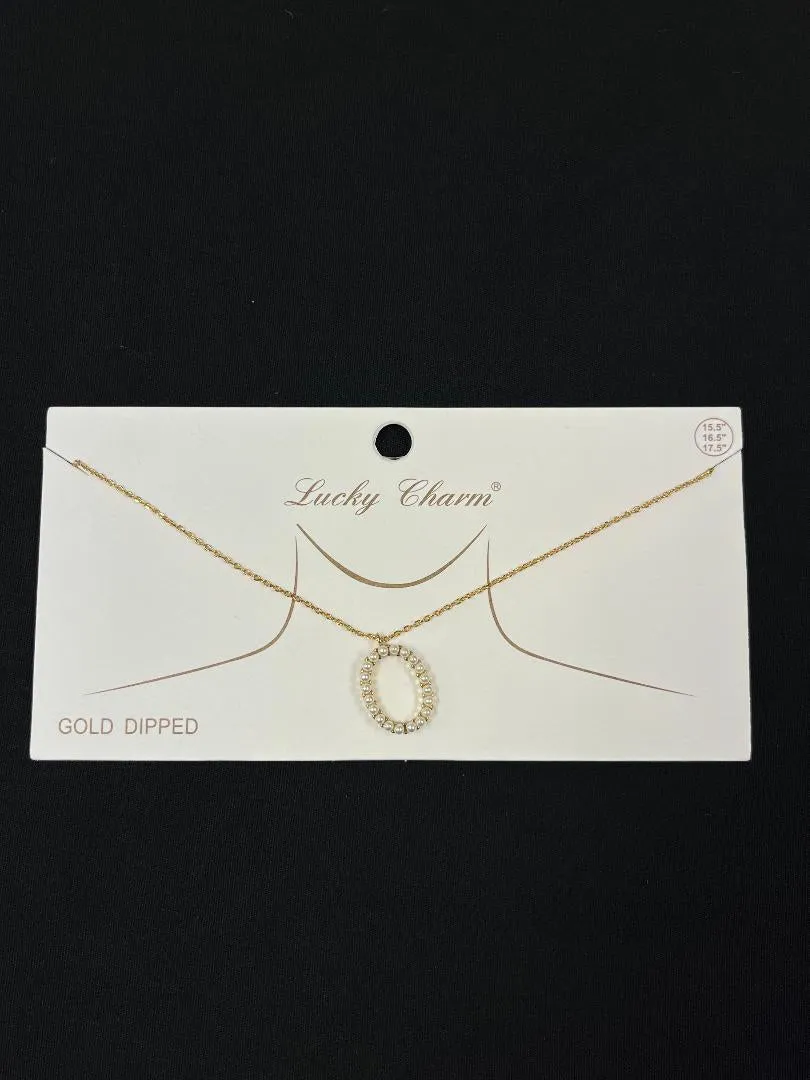 Pearl Initial Necklaces