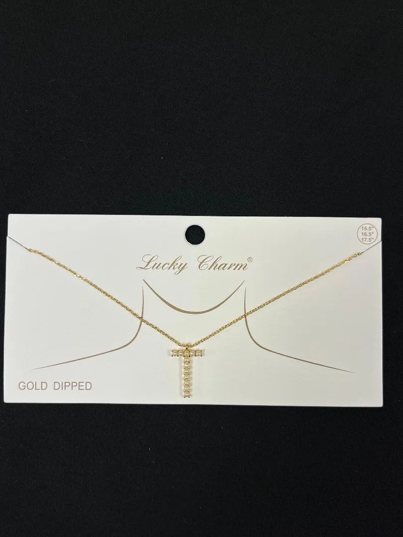 Pearl Initial Necklaces
