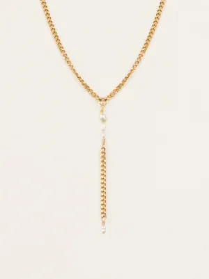 Pearl Lariat Necklace
