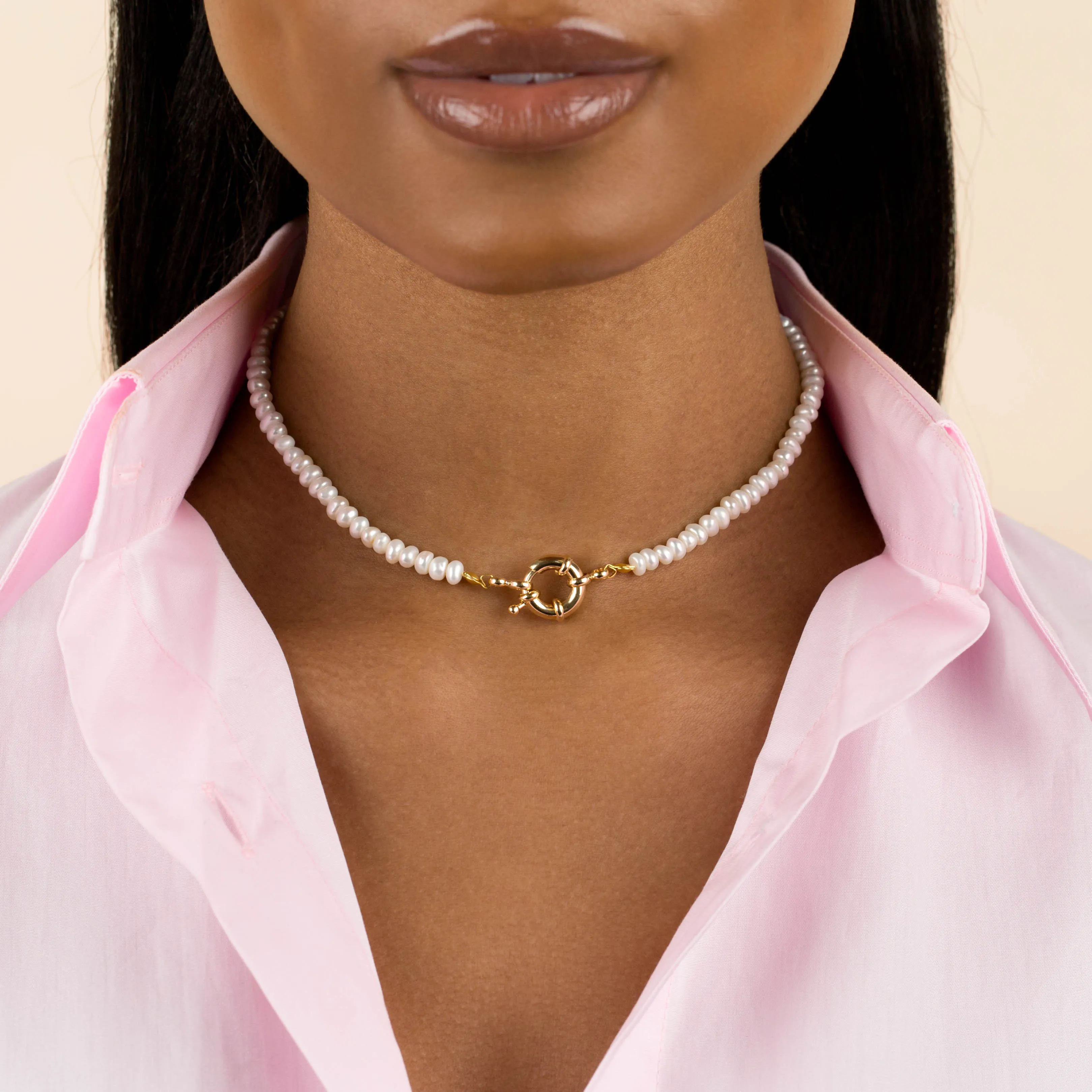 Pearl Toggle Choker
