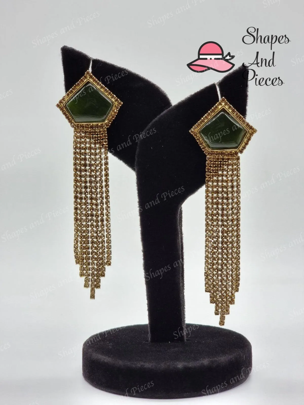 Penta Drop Earrings