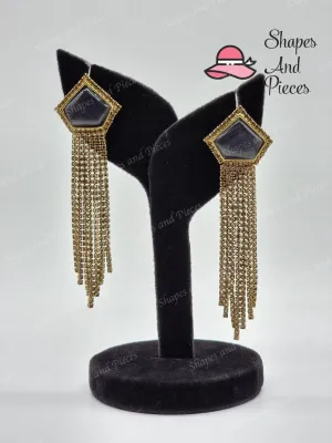 Penta Drop Earrings