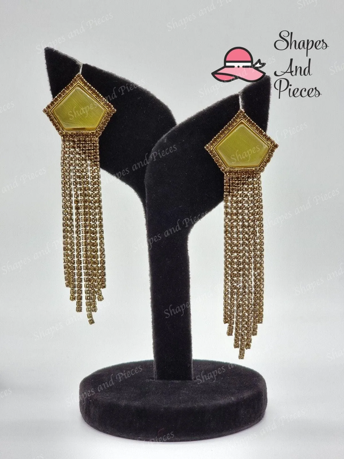 Penta Drop Earrings