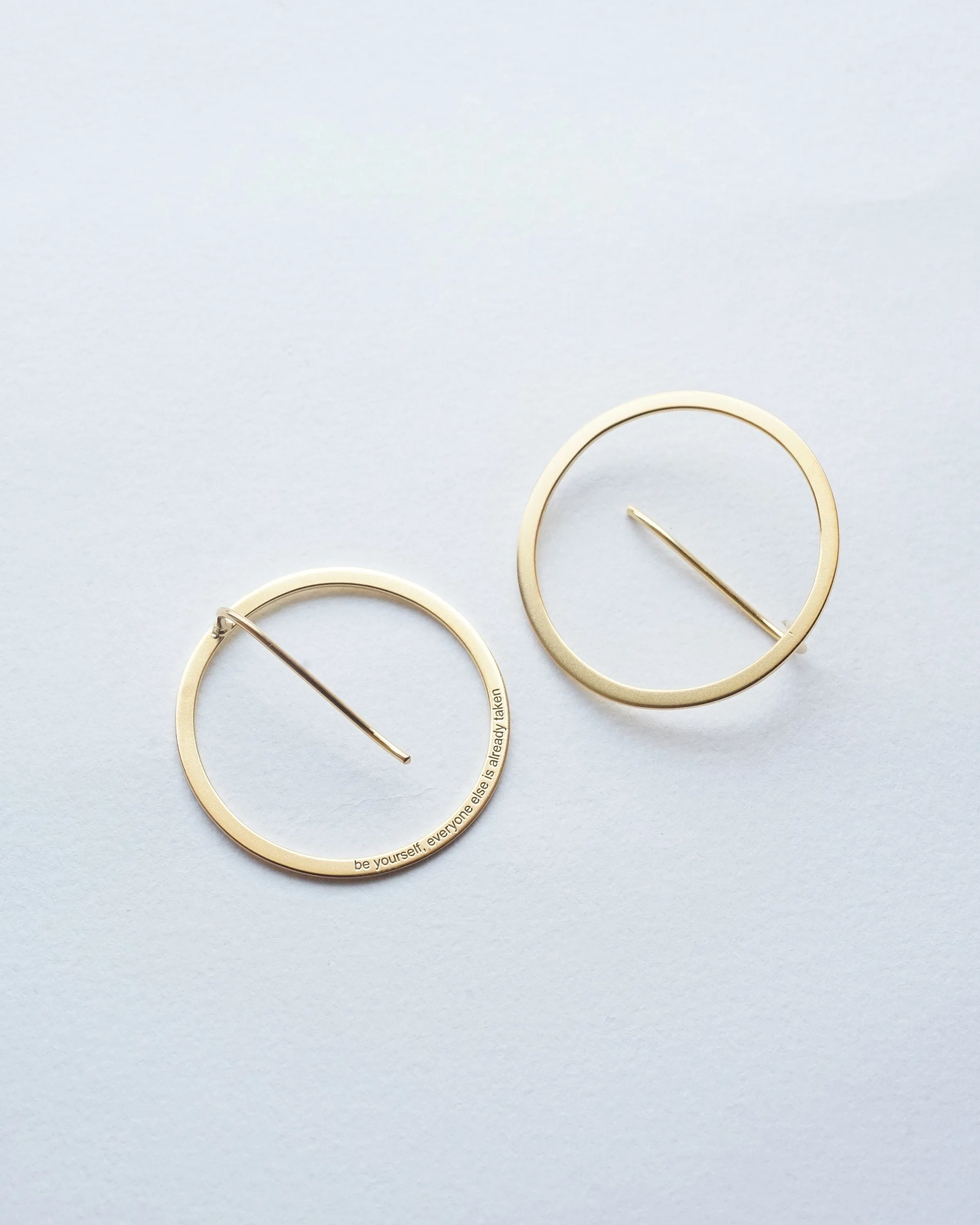 Personalized Statement Hoop Earrings