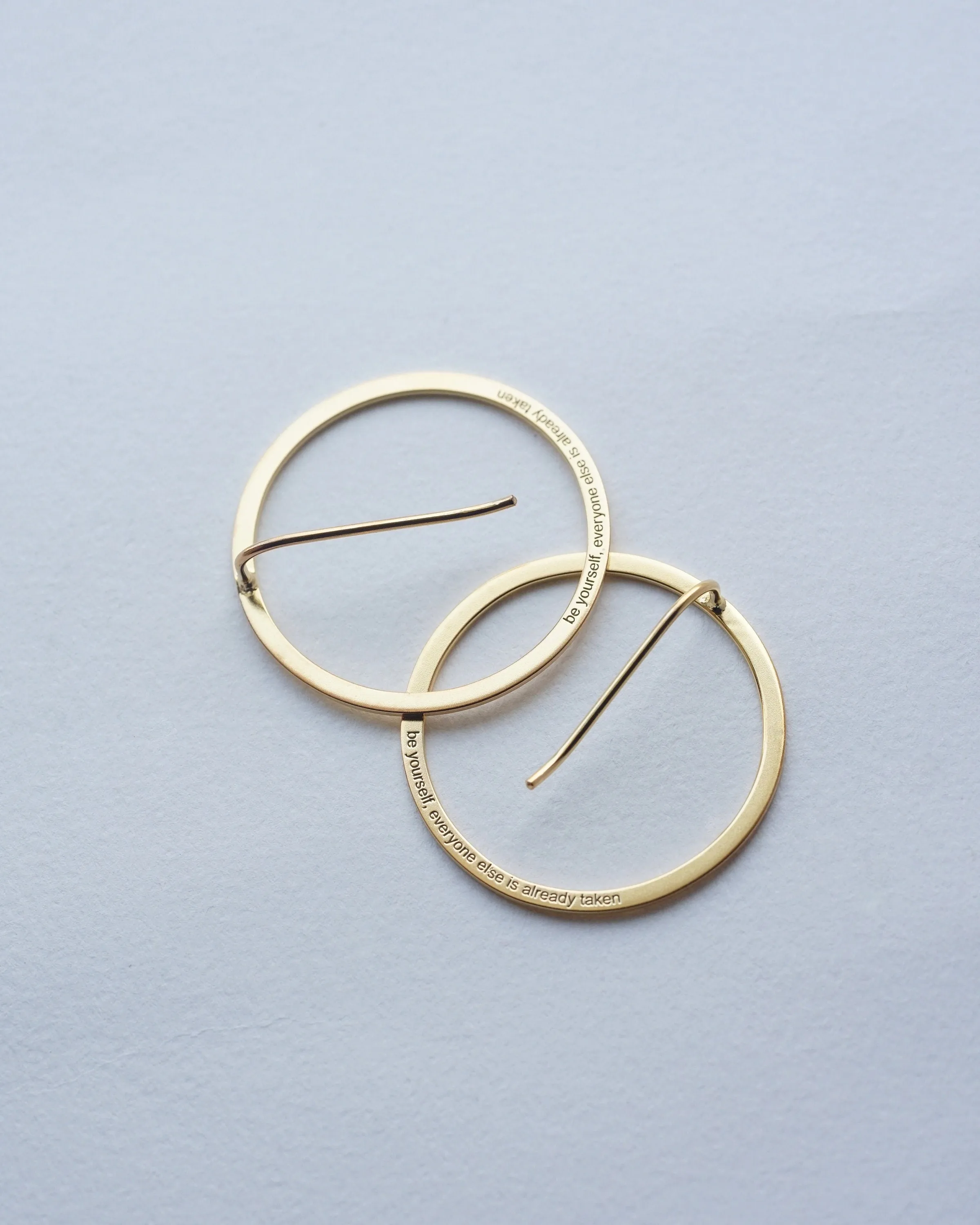 Personalized Statement Hoop Earrings