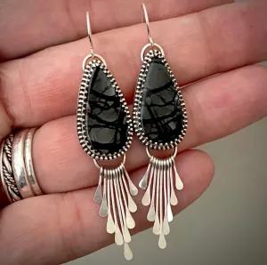 Picasso Jasper Fringe Earrings