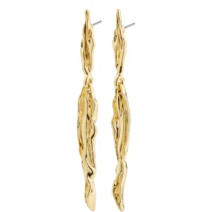 Pilgrim Feel Gold Statement Drop Earrings