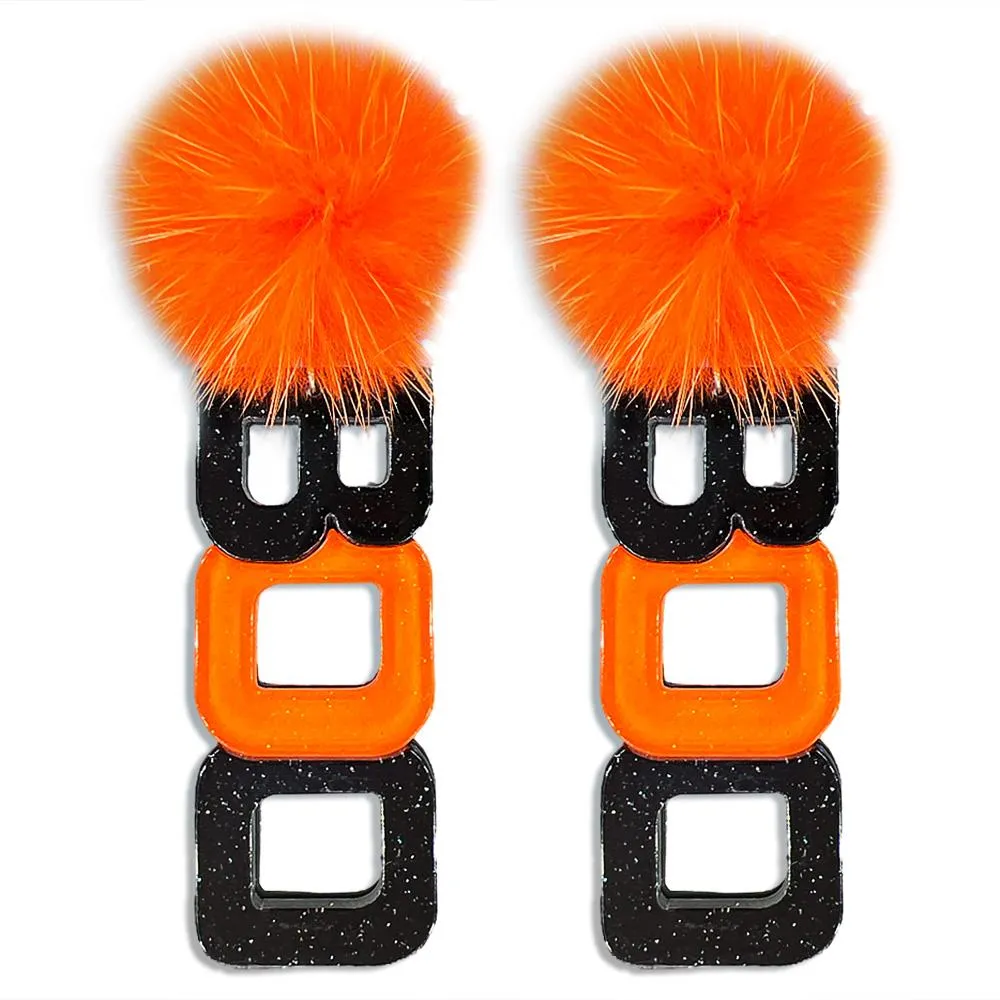 POM POM BOO EARRINGS