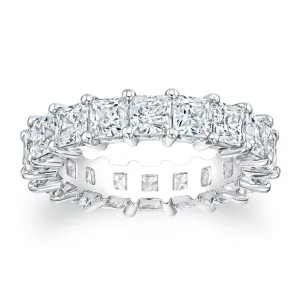 Princess Cut Diamond Eternity Ring - 5.94CTW G/SI1