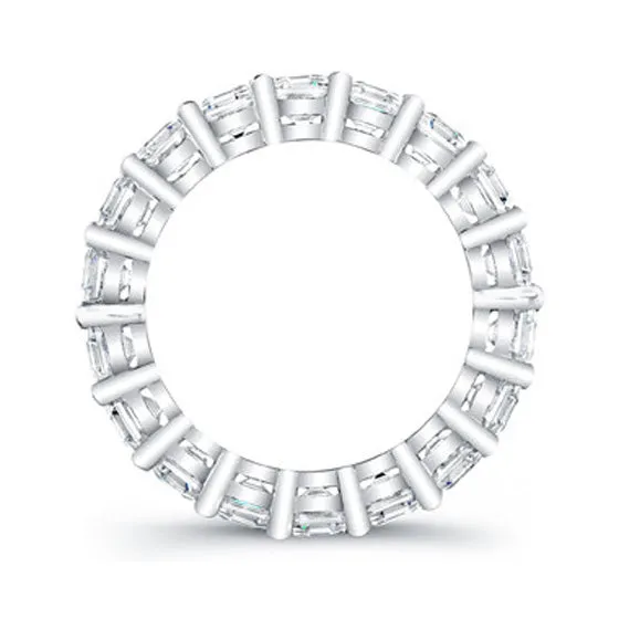 Princess Cut Diamond Eternity Ring - 5.94CTW G/SI1