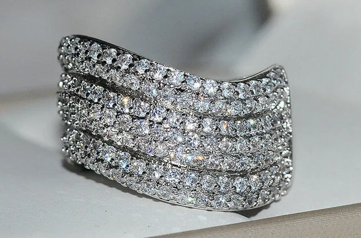 Promise Ring | Womens Promise Ring | Mens Promise Ring | Pavé Ring | Wedding Band | Pave Diamond Ring | Fashion Ring | Diamond Rings Cheap