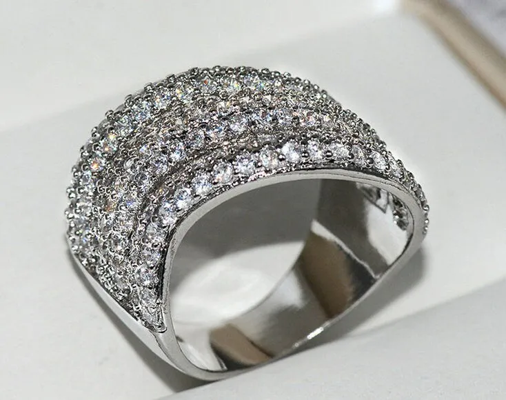 Promise Ring | Womens Promise Ring | Mens Promise Ring | Pavé Ring | Wedding Band | Pave Diamond Ring | Fashion Ring | Diamond Rings Cheap