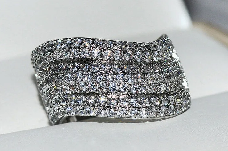 Promise Ring | Womens Promise Ring | Mens Promise Ring | Pavé Ring | Wedding Band | Pave Diamond Ring | Fashion Ring | Diamond Rings Cheap