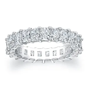 Radiant Cut Diamond Eternity Ring - 4.40CTW F/VS2