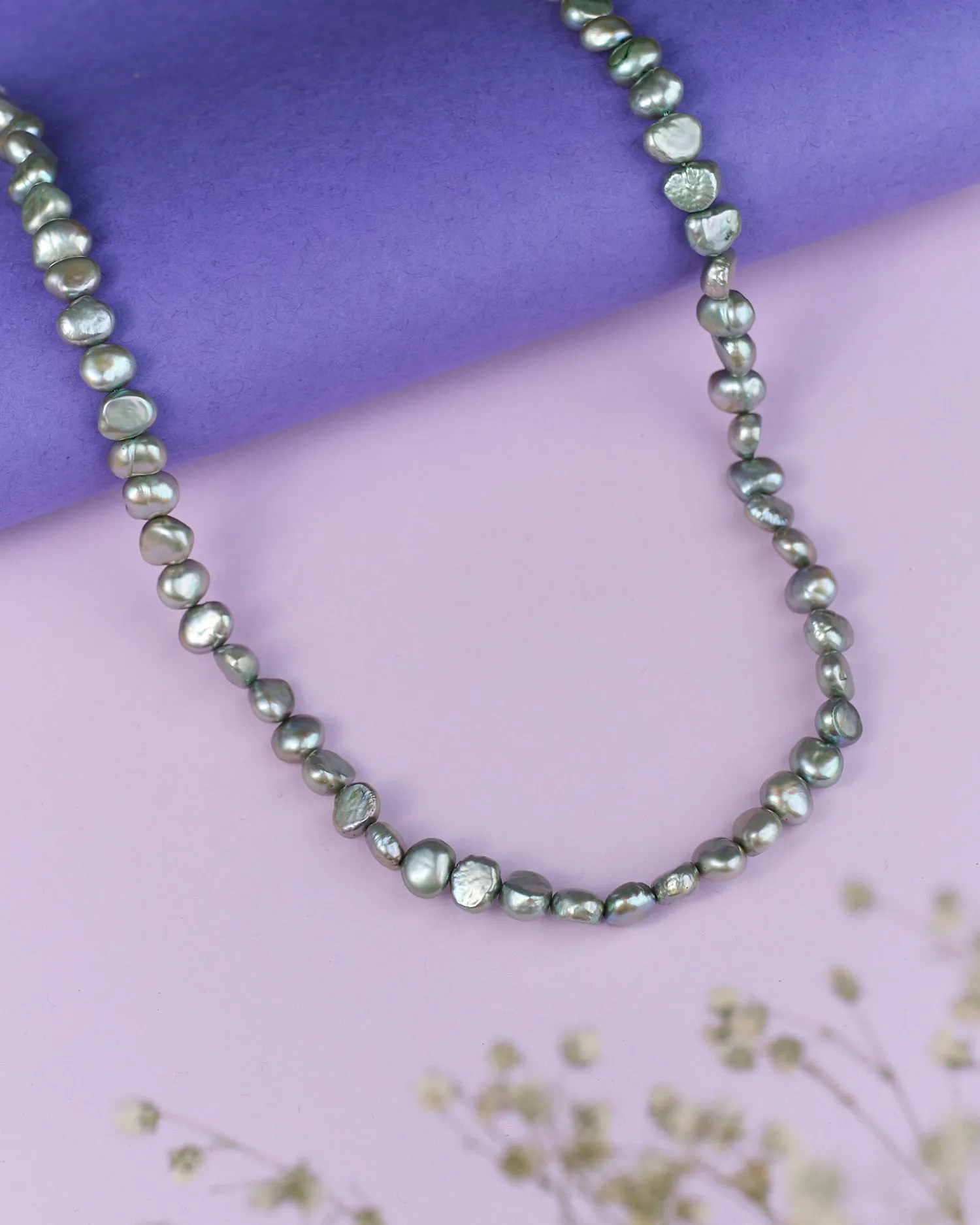 Rangavati-Full of Colours Pearl Necklace