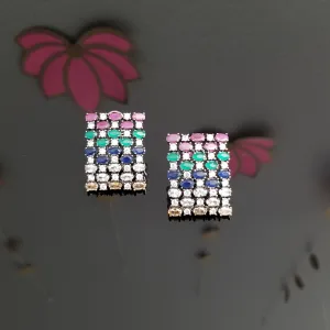 Reserved For Amulya Kishore American Diamond Statement Studs 1704
