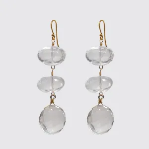 Rock Crystal Triple Drops