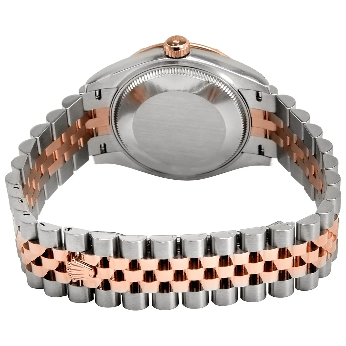 Rolex Datejust 31 Chocolate Diamond Dial Automatic Ladies Steel and 18kt Pink Gold Jubilee Watch 278341CHDJ