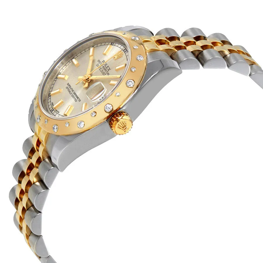 Rolex Datejust 31 Silver Dial Ladies Stainless Steel and 18kt Yellow Gold Jubilee Watch 178343SSJ