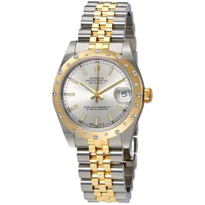 Rolex Datejust 31 Silver Dial Ladies Stainless Steel and 18kt Yellow Gold Jubilee Watch 178343SSJ