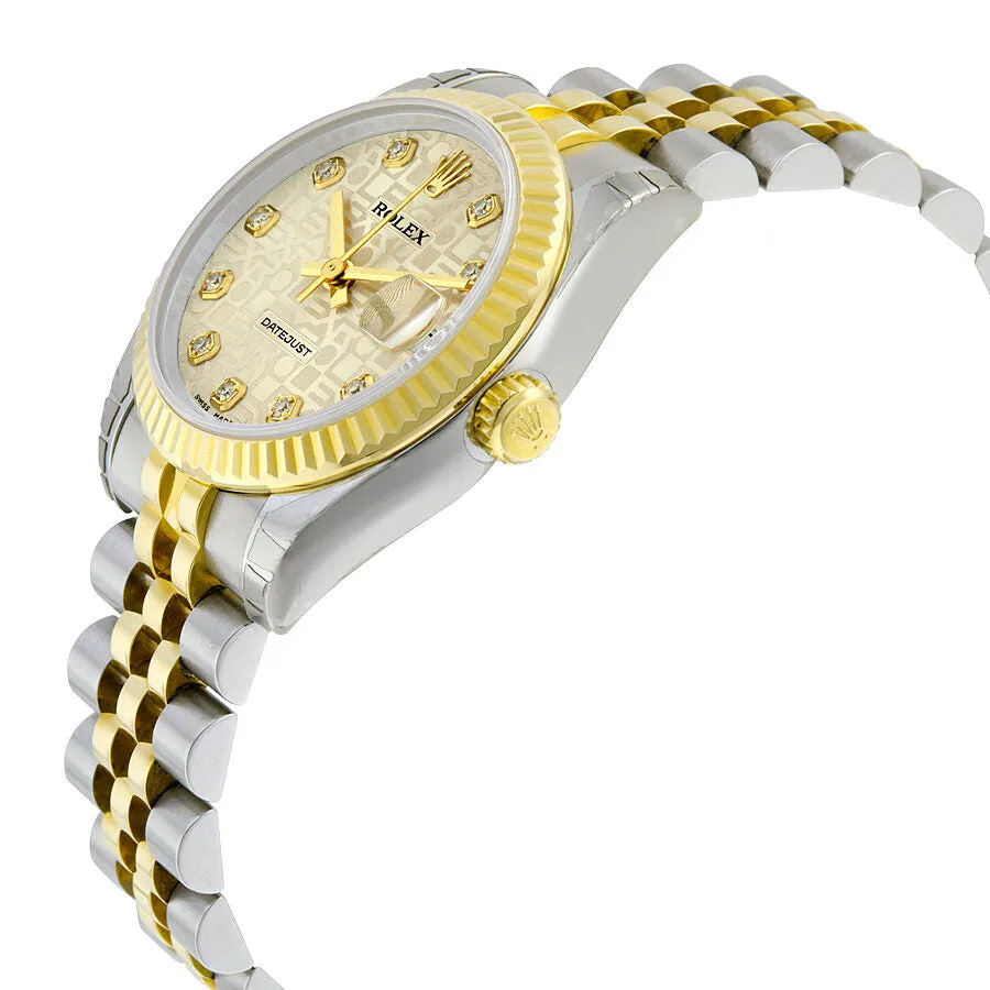 Rolex Datejust Lady 31 Silver Dial Stainless Steel and 18K Yellow Gold Jubilee Bracelet Automatic Watch 178273SJDJ