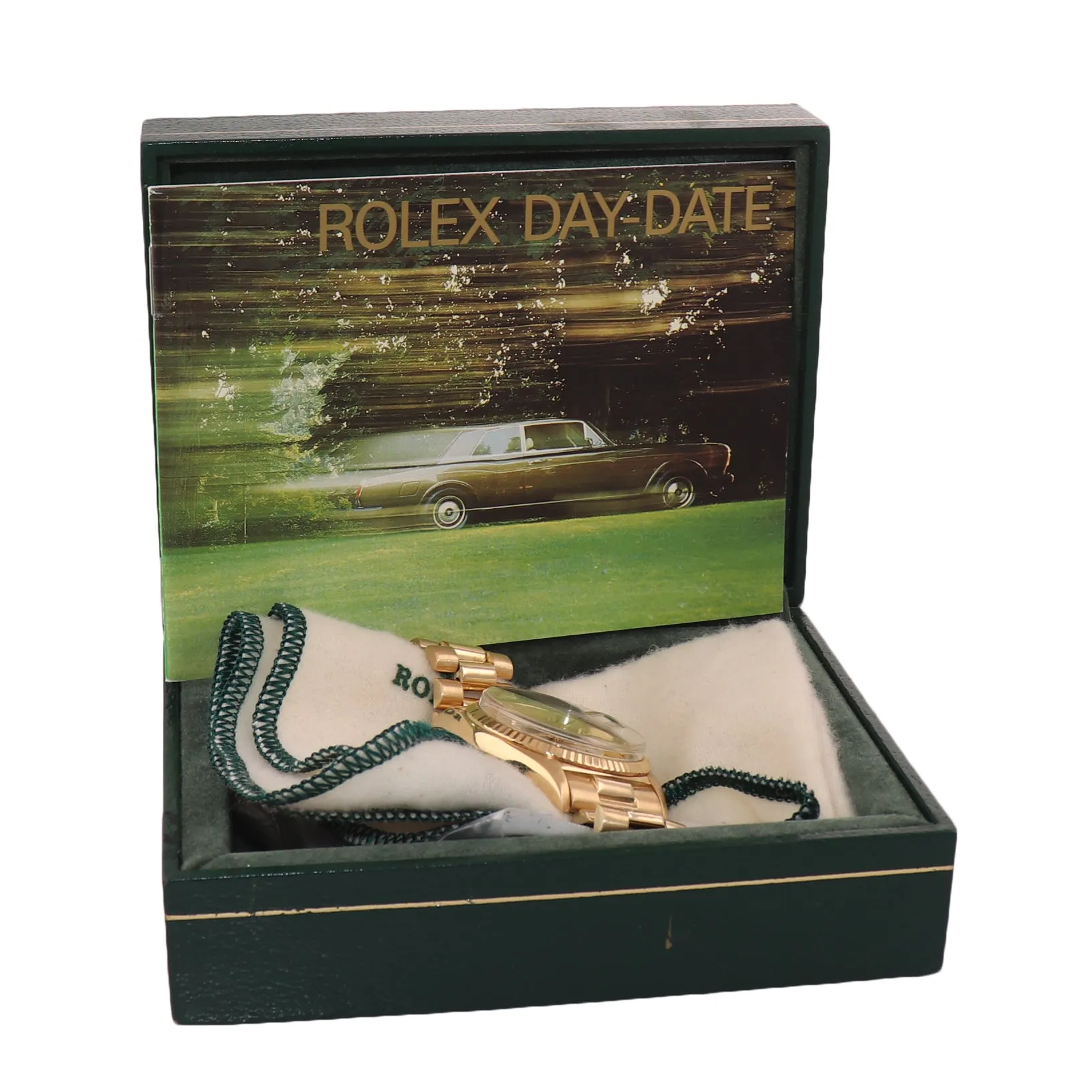 Rolex Day-Date President 36mm 1803 Champagne 18K Yellow Gold Band Watch 18038