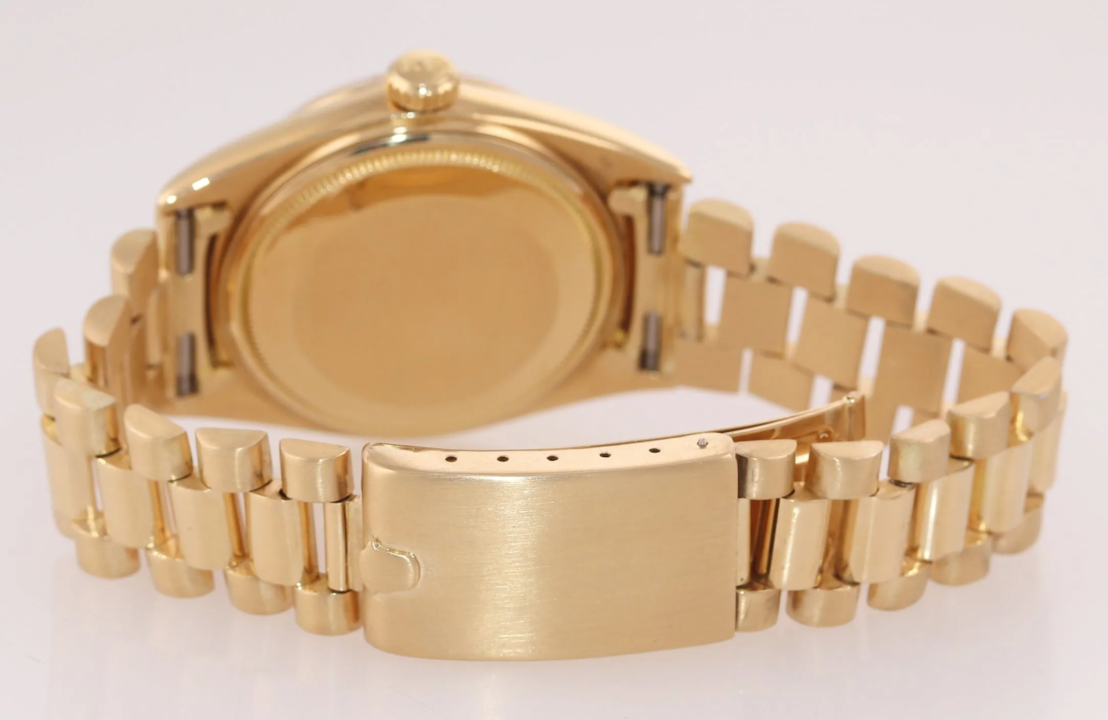 Rolex Day-Date President 36mm 1803 Champagne 18K Yellow Gold Band Watch 18038