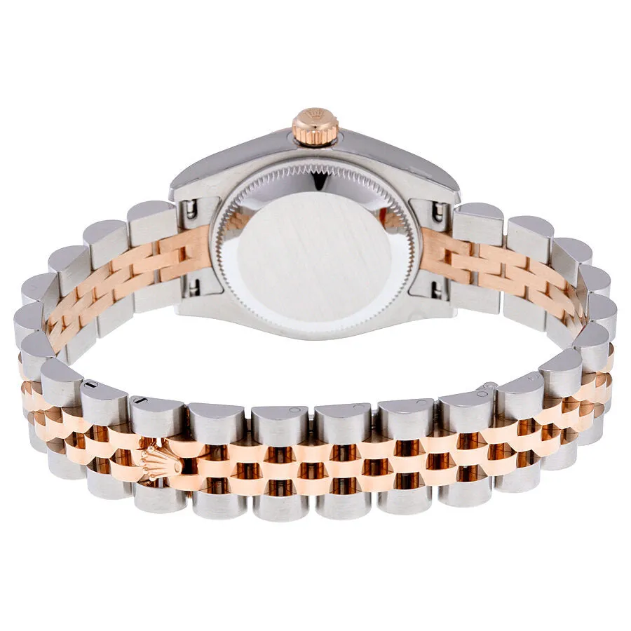 Rolex Lady Datejust 26 Black Dial Stainless Steel and 18K Everose Gold Jubilee Bracelet Automatic Watch 179171BKJDJ