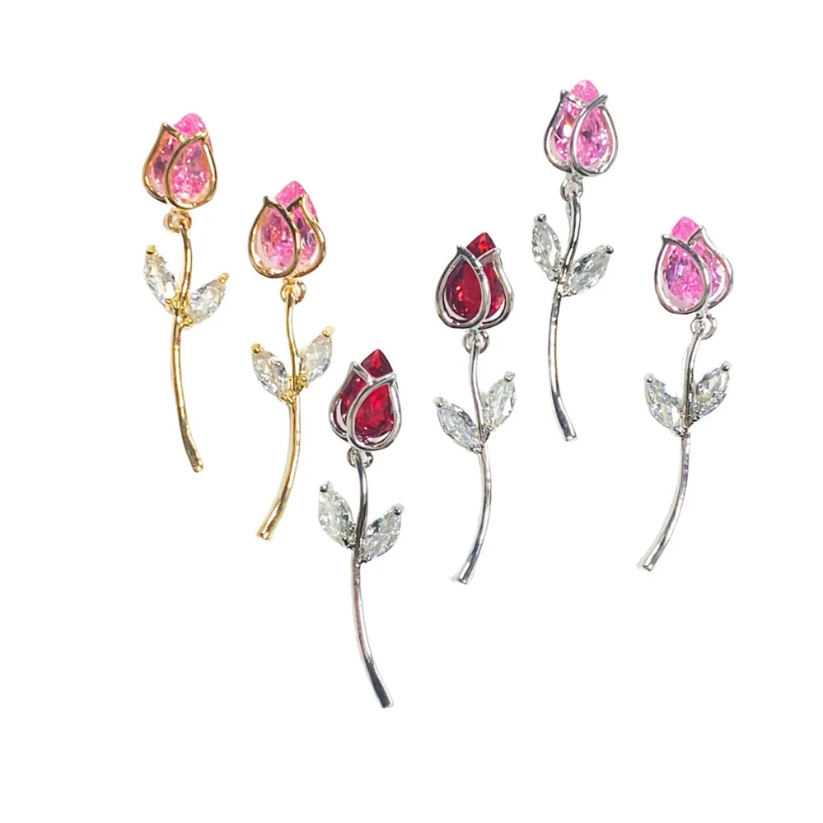 ROSE CRYSTAL EARRINGS