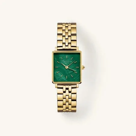 Rosefield Boxy XS Emerald Dial Watch BEGSG−Q050
