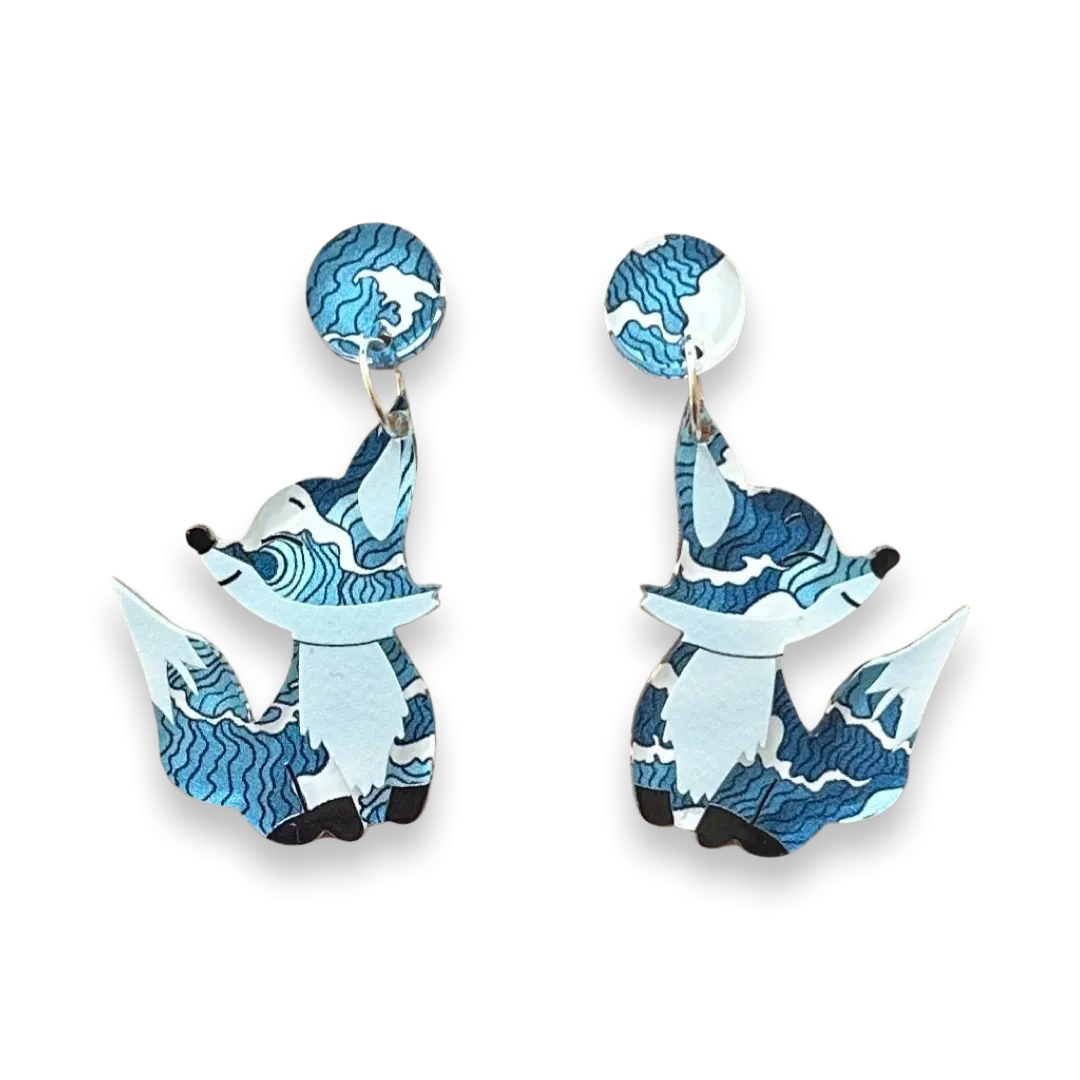 Salty the fox 🦊 🌊 - earrings