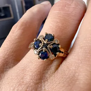 Sapphire & Diamond Ring