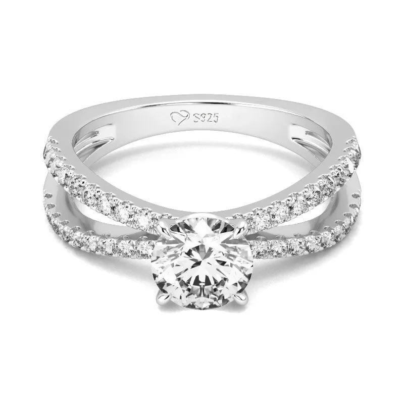 Shank Round Cut Ring