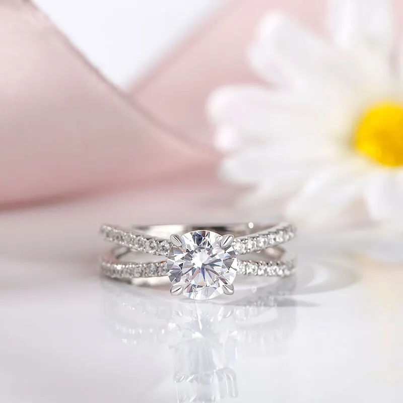 Shank Round Cut Ring