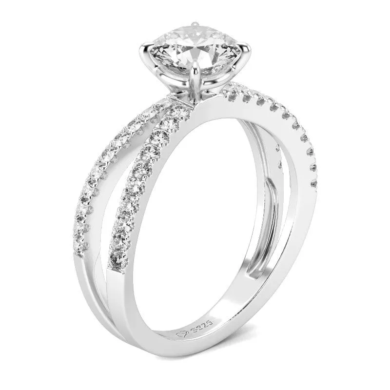 Shank Round Cut Ring