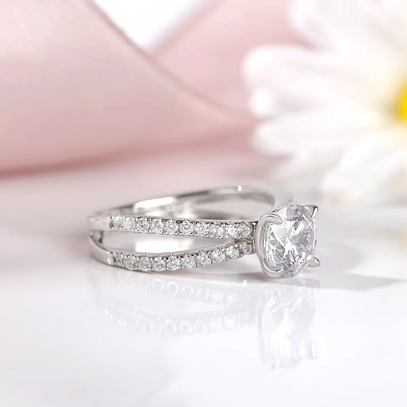 Shank Round Cut Ring