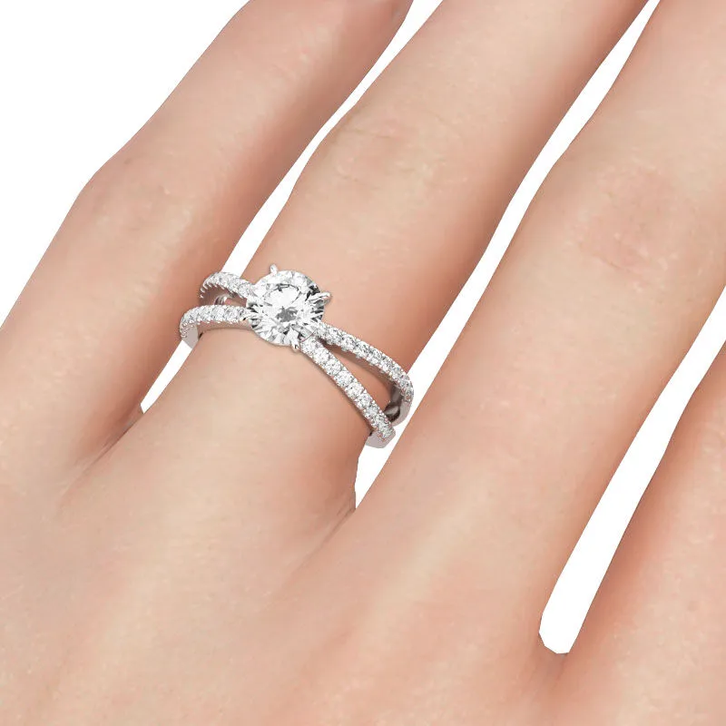 Shank Round Cut Ring