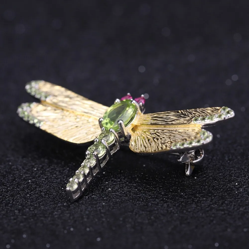 Silver Brooch "Dragonfly"