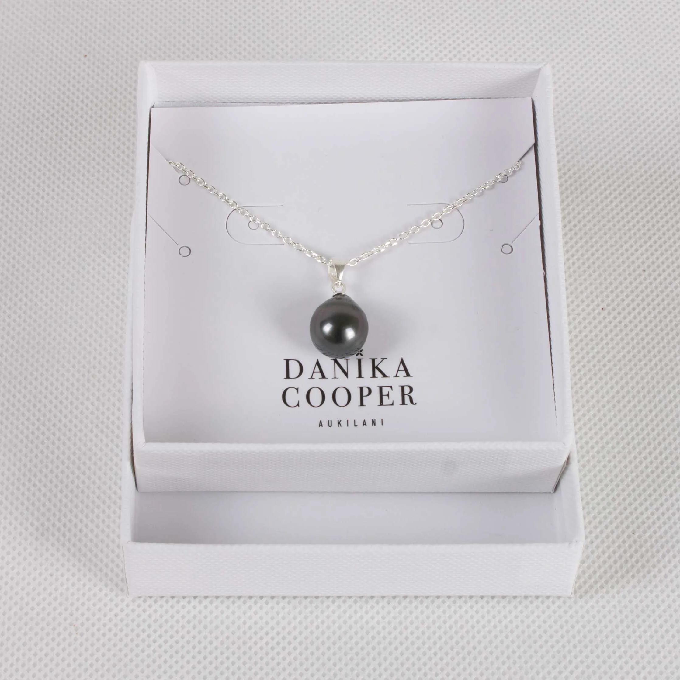 Single Pearl on sterling silver chain Necklace