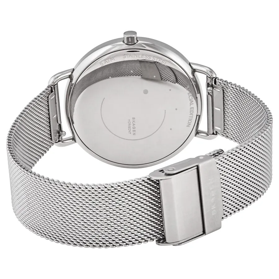 Skagen Horizont Rotating Diamond Quartz Blue Dial Ladies Watch SKW2738