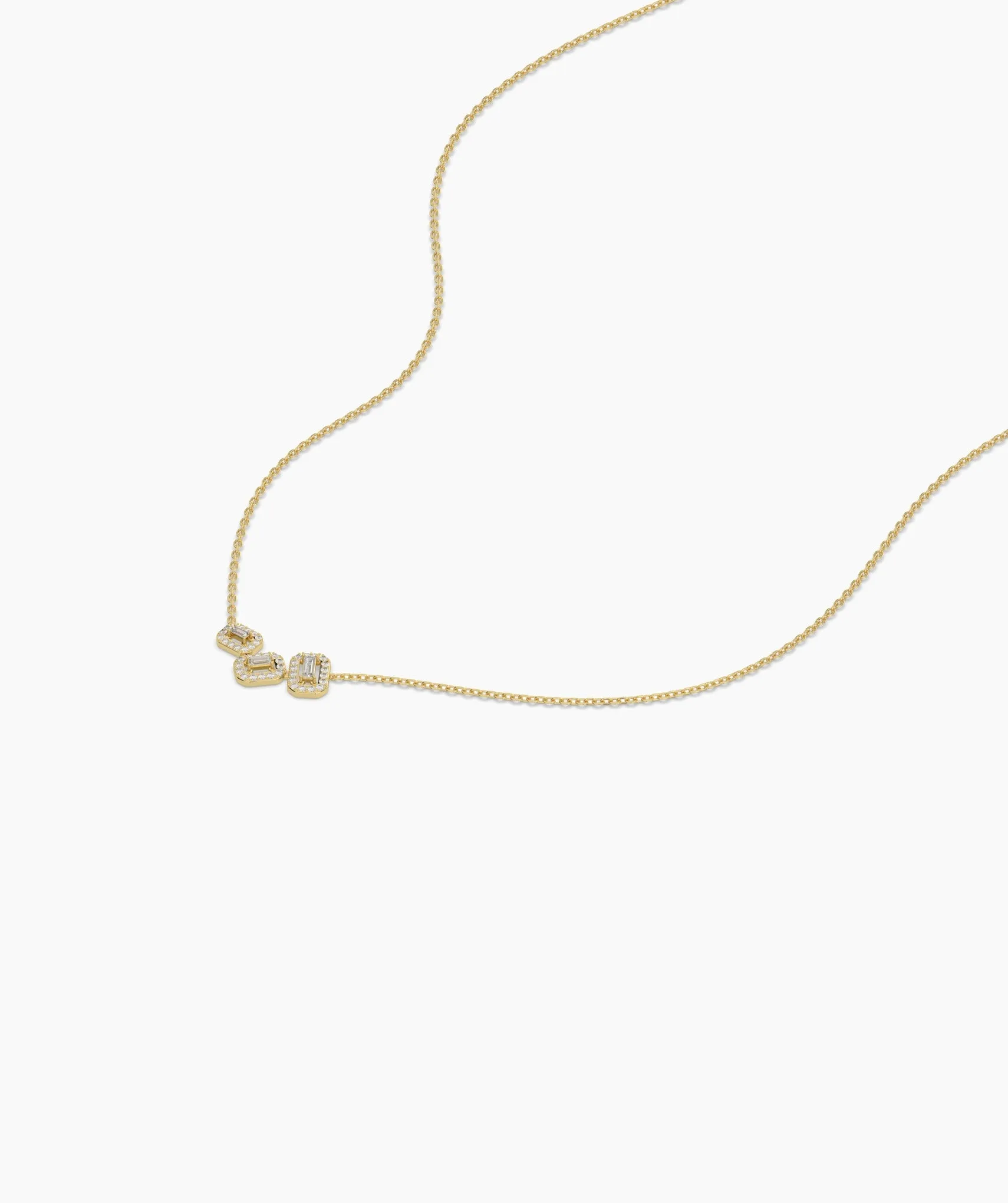 Sleek Diamond Sophistication Necklace