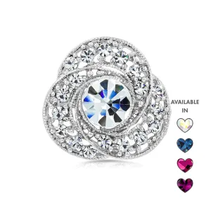 SO SEOUL Jewellery's Enchanted Crystal Swirl Brooch Collection