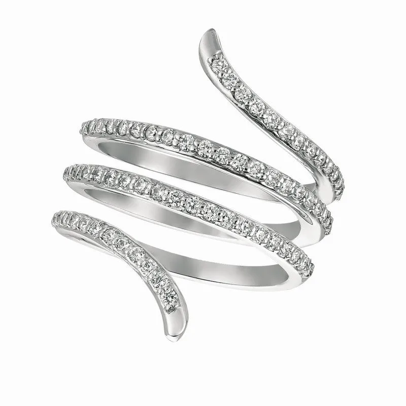 ‘SPIRAL’ DIAMOND RING 14K GOLD (0.75 CTW)