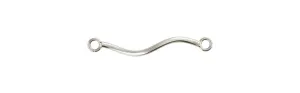 Spiral Tube w/1 Closed 1 Open Jump Ring, Sterling Silver. Made in USA. #500097T1RC